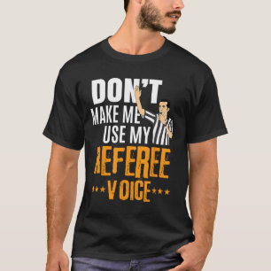 Fun Basketball Ref Hoops - Basketball Referee T-Shirt