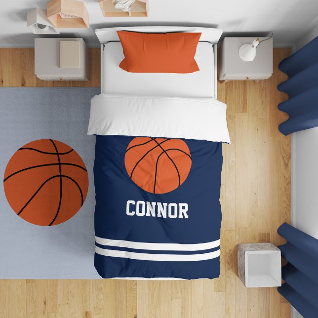 Fun Basketball Themed Kids Customized Duvet Cover (Creator Uploaded)