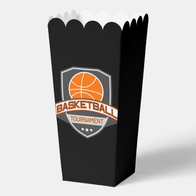 Fun Basketball tournament party Favor Boxes (Front)