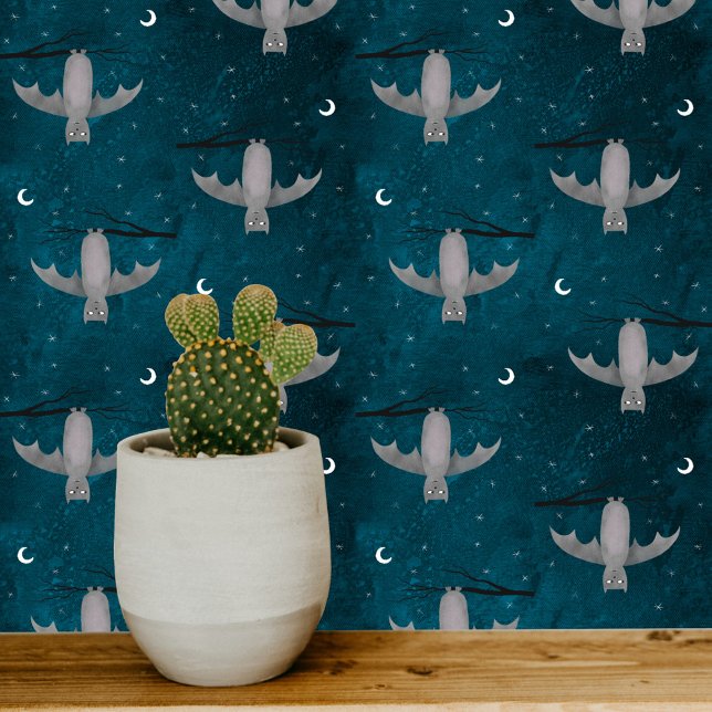 Fun Bat Dark Wallpaper (Fun Bat halloween art wallpaper)