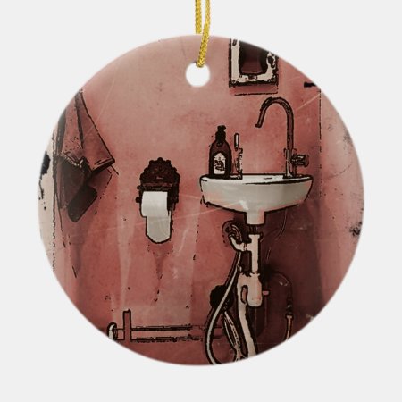Fun Bathroom Ceramic Ornament