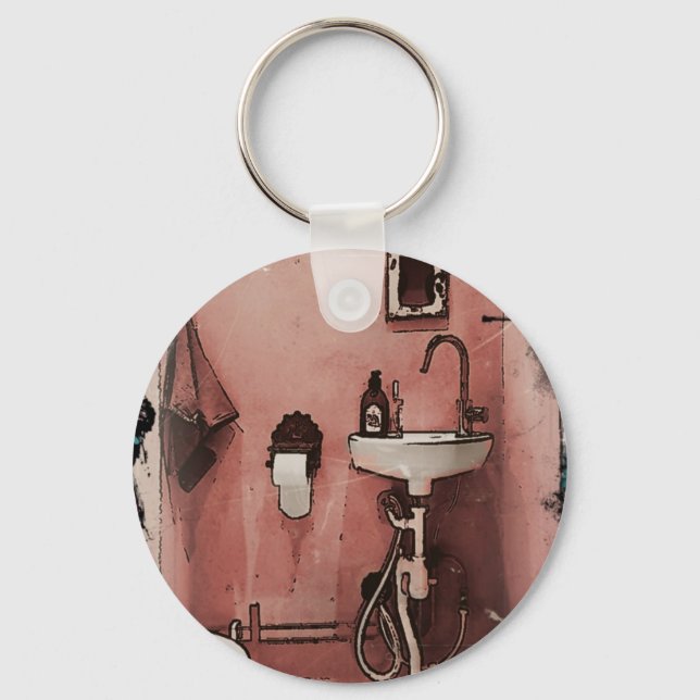 Fun Bathroom Keychain (Front)