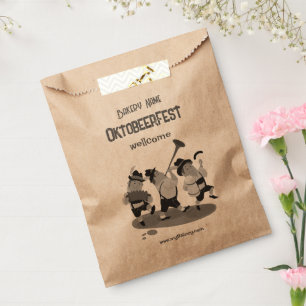 fun Bavarian Musician invite to Oktoberf Favor Fav Bag