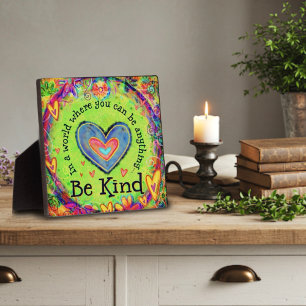 Fun Be Kind Inspirational Quote Inspirivity Plaque