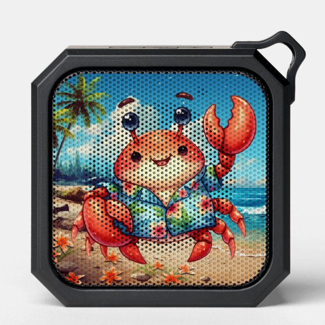 Fun beach crab lovers  bluetooth speaker (Front)