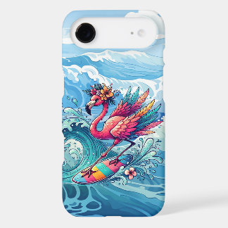 Fun beach pink flamingo iPhone 17 air case