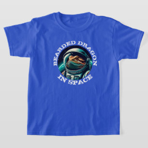 Fun Bearded Dragon in Space T-Shirt