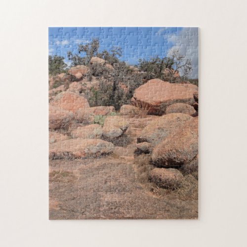 Fun Beautiful Enchanted Rock State Natural Area Jigsaw Puzzle