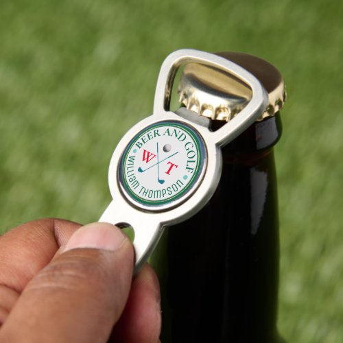 fun BEER AND GOLF  Golf_Player  Divot Tool