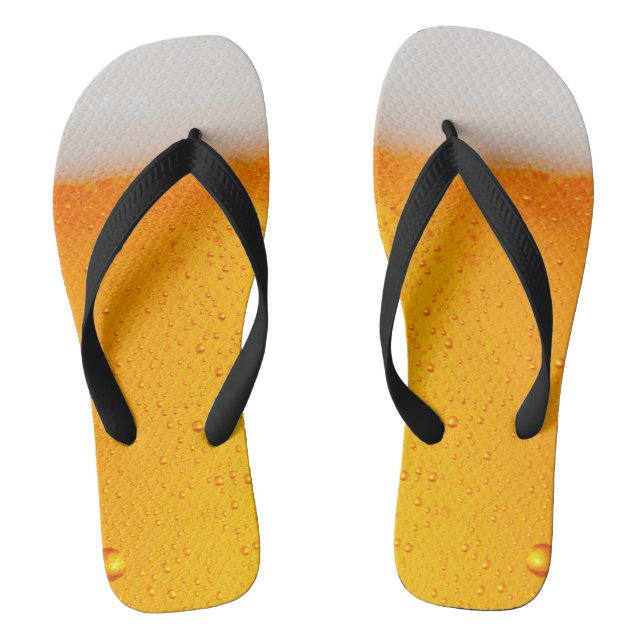  Fun Beer Brewery drinking happy hour Party Flip Flops (Footbed)