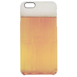 fun beer clear iPhone 6 plus case