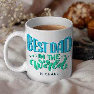 Fun Best Dad Retro Father's Day Coffee Mug