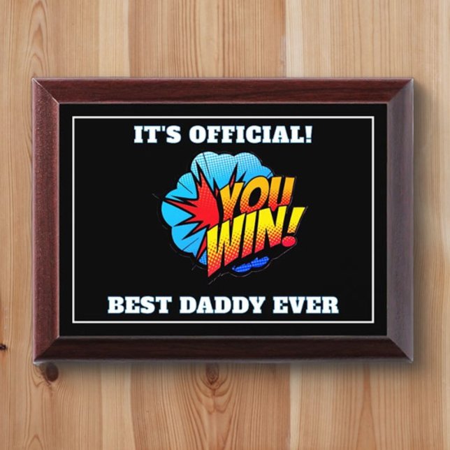 FUN! Best DADDY Award Plaque (Creator Uploaded)