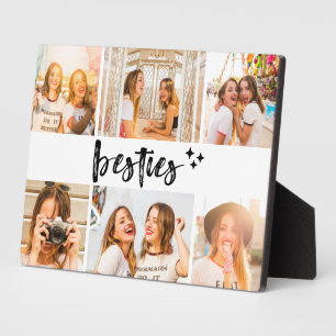 Fun Best Friends Photo Collage Plaque