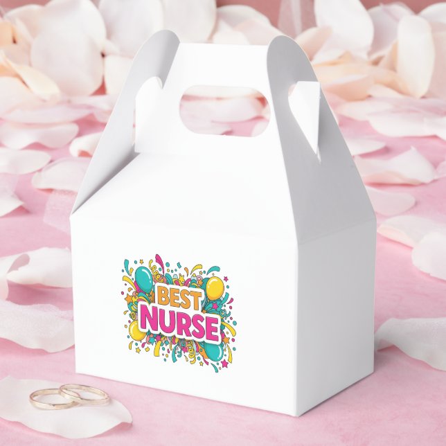 Fun Best Nurse Favor Box (Wedding)