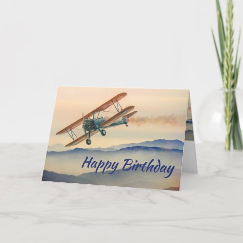 Fun Bi_Plane From One Vintage Model to another Card