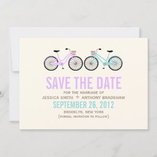 Fun Bicycles Wedding Save the Date