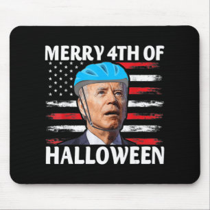 Fun Biden Dazed Merry th July Happy Halloween Bide Mouse Pad