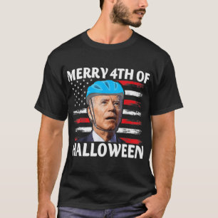 Fun Biden Dazed Merry th July Happy Halloween Bide T-Shirt