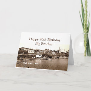 Fun Big Brother Birthday Card