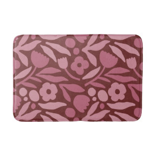 Fun Big Flower Bold Color Bath Mat