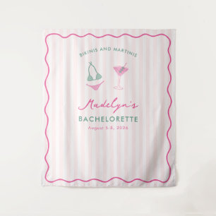 Fun Bikinis & Martinis Bachelorette Photo Backdrop