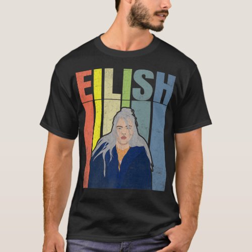 Fun Billie Lover Eilish Music Gift T_Shirt