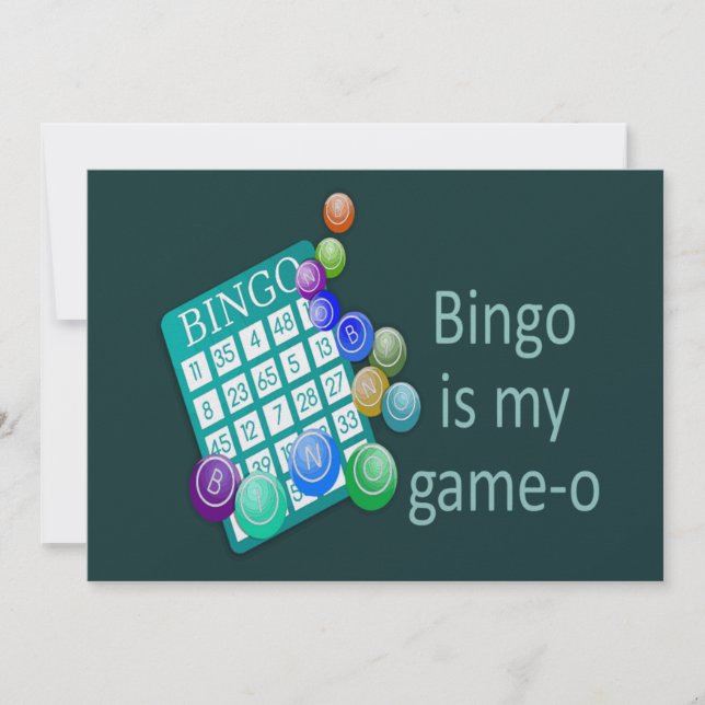 Fun Bingo Birthday Party or Group Event Invitation (Front)