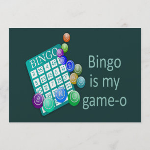 Fun Bingo Birthday Party or Group Event Invitation