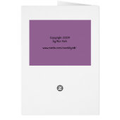 fun bird card (Back)