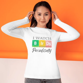 Fun Birder Gift Periodic Table Pun Tri-Blend Shirt