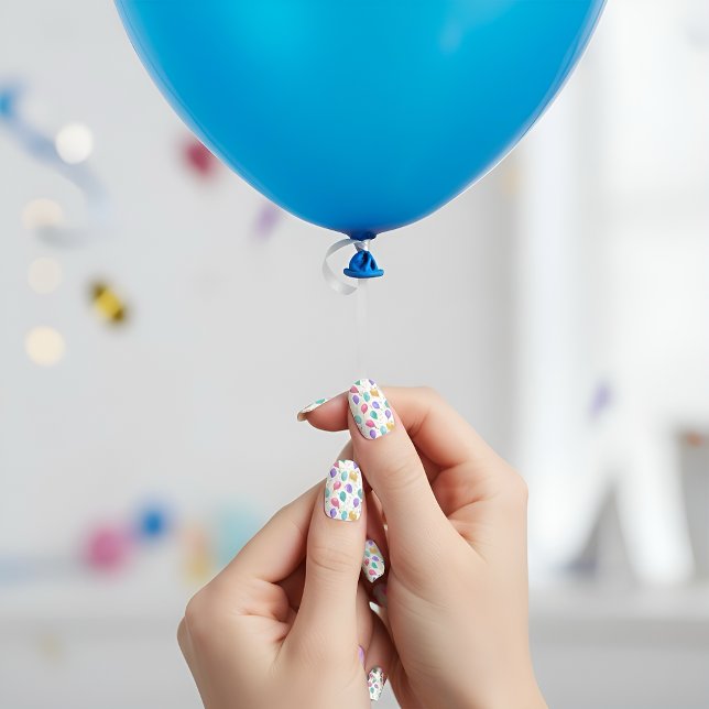 Fun Birthday Balloon Party  Minx Nail Art (Creator Uploaded)
