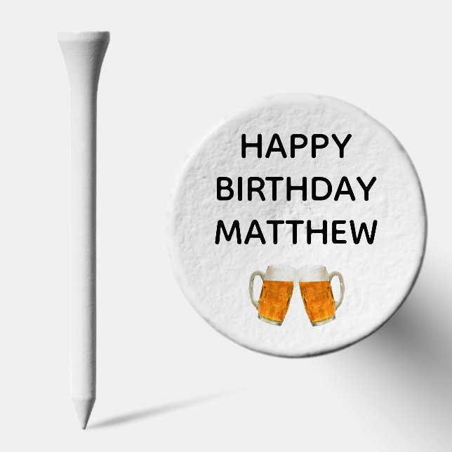 Fun Birthday Beer Cheers Golfer Golf Lover Tees (Combo)