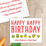 Fun birthday card uncle food funny pun vege<br><div class="desc">Fun birthday card uncle food funny pun vege. Surprise your uncle with a lighthearted and humorous Brussels sprouts-themed birthday card! With its fun veggie crew and witty message, this card is perfect for the uncle who loves a good laugh. Make his day brighter with this unique and playful greeting card!...</div>