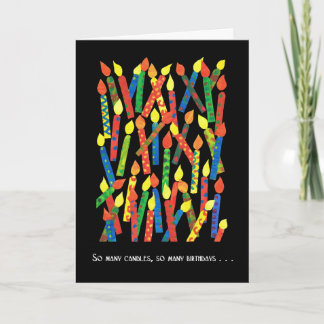 Fun Birthday Card with Candles