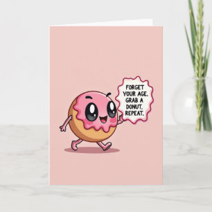 Fun Birthday Donut Card
