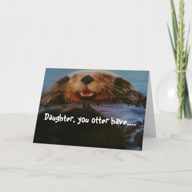 FUN BIRTHDAY FOR DAUGHTER CARD (Front)