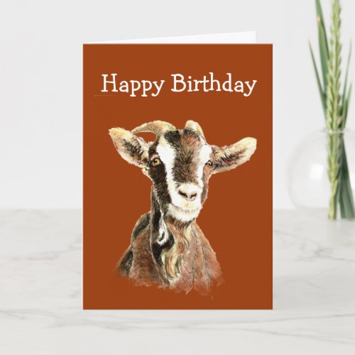 Fun Birthday From the Old Goat who Loves YOU Card