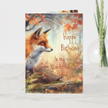 Fun Birthday Husband Proud of Animal Nature Card<br><div class="desc">Fun Birthday for Husband Smart as a fox Proud of Animal Wildlife Nature</div>