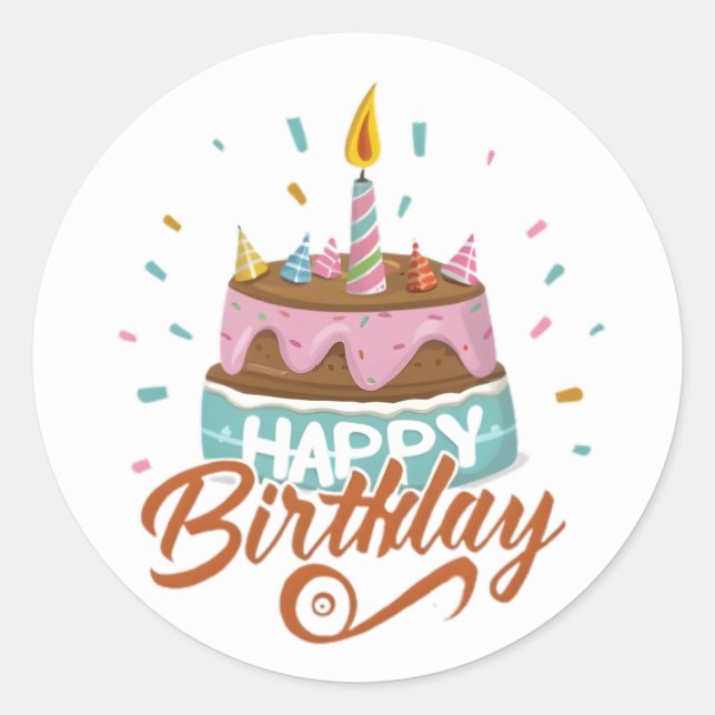 Fun Birthday Stickers (Front)