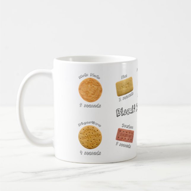 Fun Biscuit Dunk Time Mug - Biscuit Lover Gift (Left)