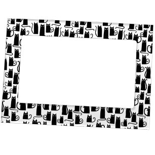 Fun Black Cat Magnetic Frame