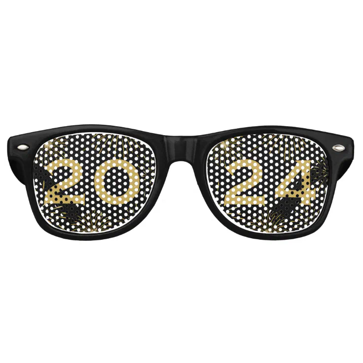 gold party sunglasses