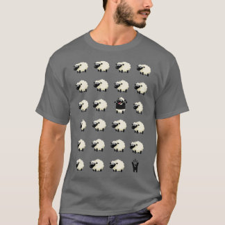Fun Black Sheep HappyMe  T-Shirt