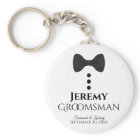 Fun Black Tie Tuxedo Groomsman Wedding Favor