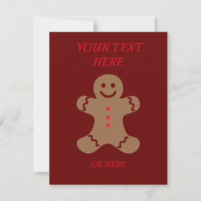 Fun Blank Christmas card (Front)