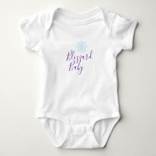 Fun Blizzard Baby Newborn Infant Baby Bodysuit