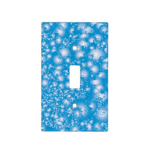 Fun BLUE Abstract Ink Super Splash pattern Light Switch Cover