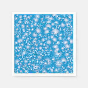 Fun BLUE Abstract Ink Super Splash pattern Napkins