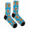 Fun Blue Custom Dog Photo Paw Print